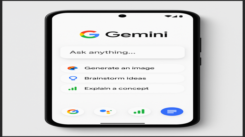 Google Gemini App Prompt Bar Redesign