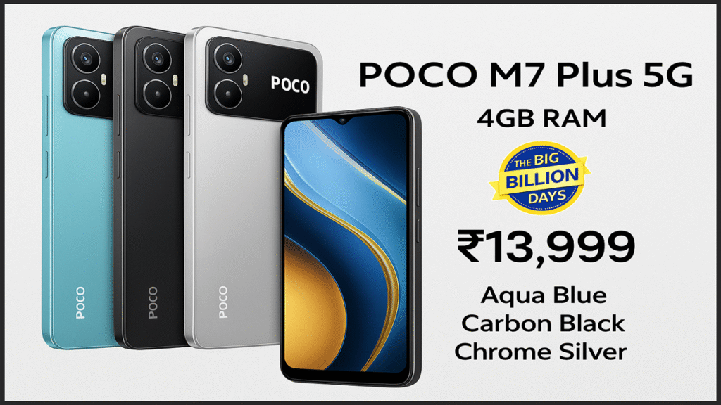 Poco M7 Plus 5G 4GB RAM Variant Price in India