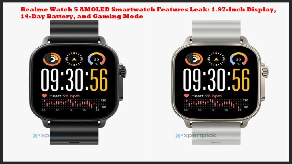 Realme Watch 5 AMOLED Smartwatch Features