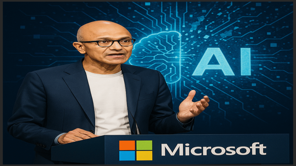 Satya Nadella AI disruption warning