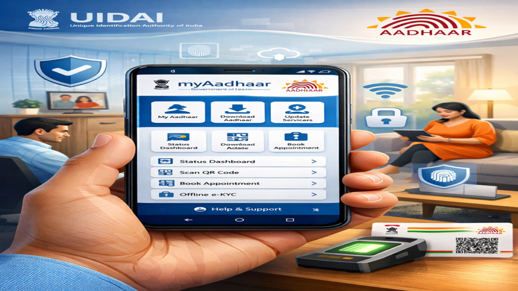 UIDAI new Aadhaar app for home updates