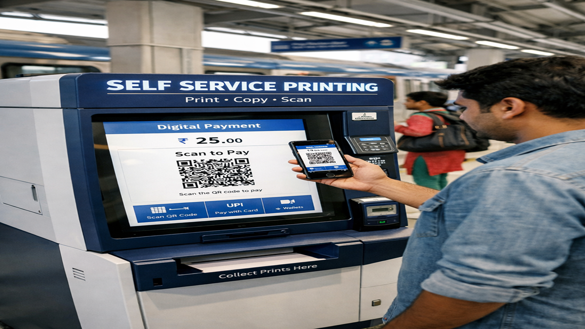 QR Code Self Service Printing Kiosk in Hyderabad: “Wiki Print” Launches ...