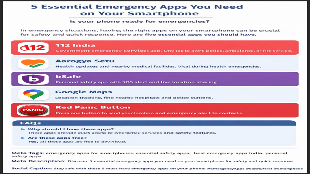 5 Essential Emergency Apps