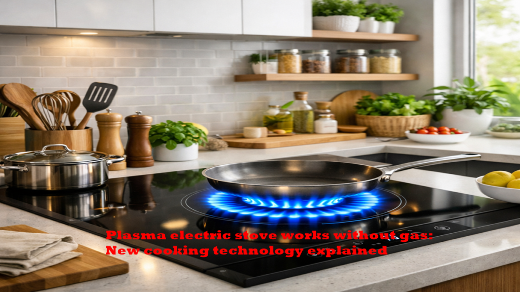 Plasma electric stove works without gas