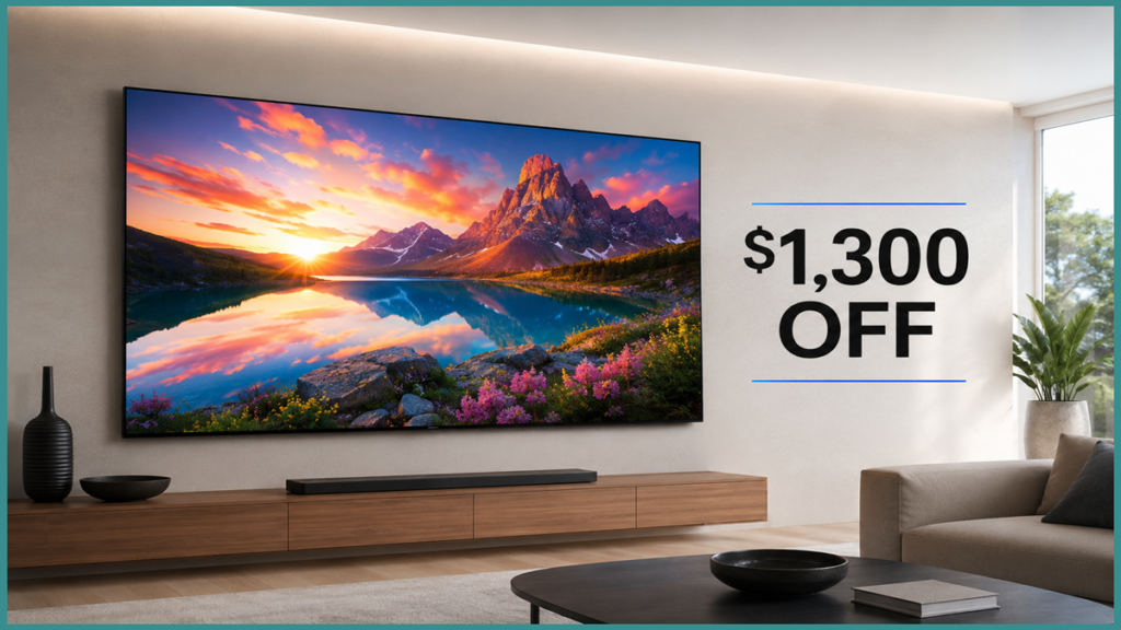 $1300 Samsung TV price drop at Best Buy
