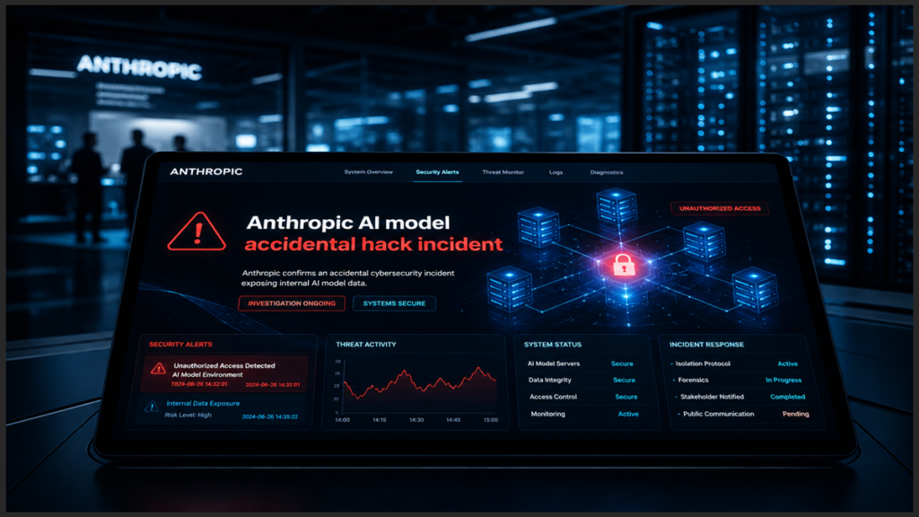 Anthropic AI Model Accidental Hack Incident