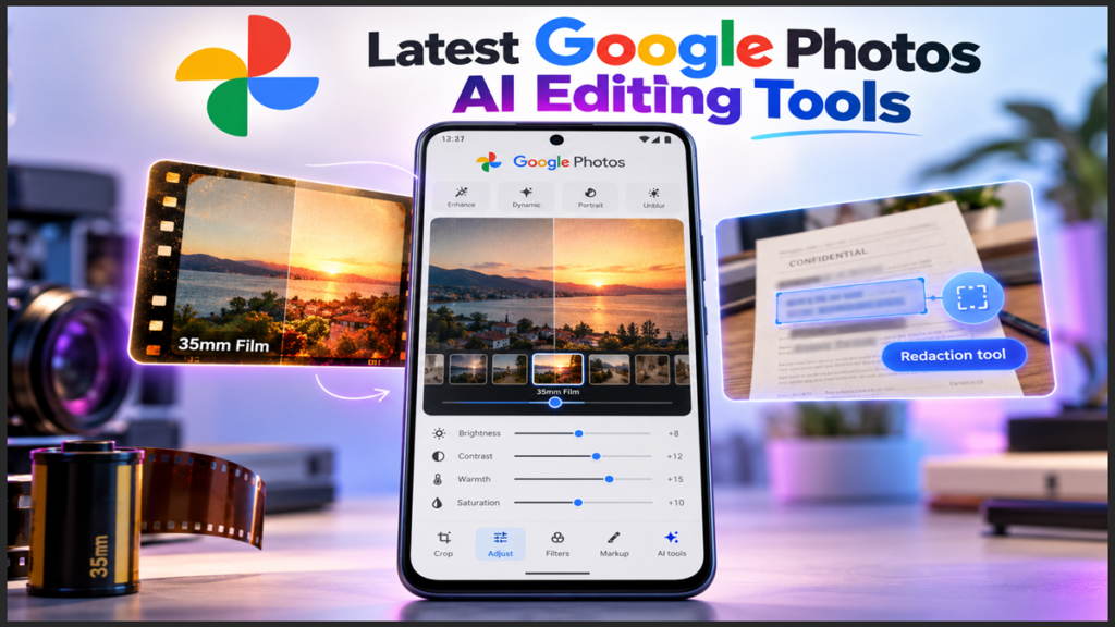 latest Google Photos AI editing tools