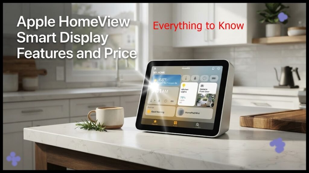 Apple HomeView Smart Display Features and Price